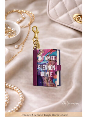 NEW Coach Untamed by Glennon Doyle Book Bag Charm NWT